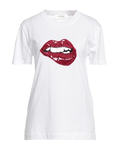 Sportmax Woman T-shirt White Size L Cotton