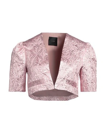 Pinko Woman Shrug Pink Size 6 Polyester, Metal, Viscose, Polyamide