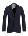 Barbati Man Blazer Midnight Blue Size 38 Cotton, Polyamide, Elastane