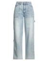 Oval Square Woman Denim Pants Blue Size 31 Organic Cotton In Blue