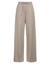 Max Mara Woman Pants Khaki Size 4 Cotton, Linen In Beige