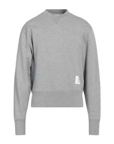 Thom Browne Man Sweatshirt Light Grey Size 1 Cotton, Elastane