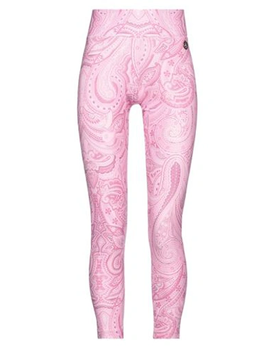 Gaelle Paris Gaëlle Paris Woman Leggings Pink Size 8 Polyester, Elastane