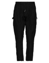 Masnada Man Pants Black Size 38 Cotton, Linen, Metal