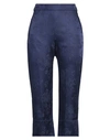 Semicouture Woman Pants Blue Size 4 Viscose, Acetate