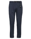 White Sand Man Pants Navy Blue Size 34 Cotton, Polyamide, Elastane In Navy Blue