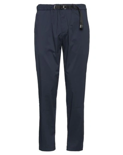 White Sand Man Pants Navy Blue Size 34 Cotton, Polyamide, Elastane