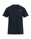 Carhartt Man T-shirt Midnight Blue Size Xxl Cotton