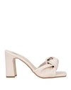 MARIAN MARIAN WOMAN SANDALS OFF WHITE SIZE 8 LEATHER
