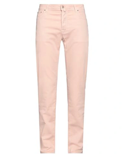 Jacob Cohёn Man Pants Pink Size 34 Cotton, Lyocell, Elastane, Polyester
