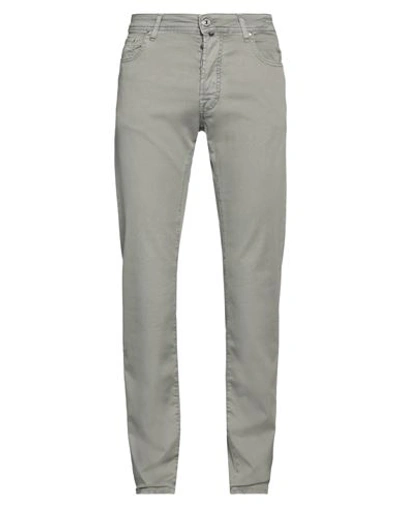 Jacob Cohёn Man Pants Grey Size 34 Cotton, Lyocell, Elastane, Polyester