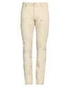 Jacob Cohёn Man Pants Light Grey Size 33 Lyocell, Cotton, Elastane, Polyester In Beige