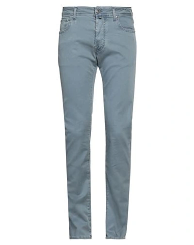 Jacob Cohёn Man Pants Slate Blue Size 31 Cotton, Lyocell, Elastane, Polyester