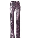Marques' Almeida Woman Pants Fuchsia Size 0 Recycled Polyester, Elastane In Purple