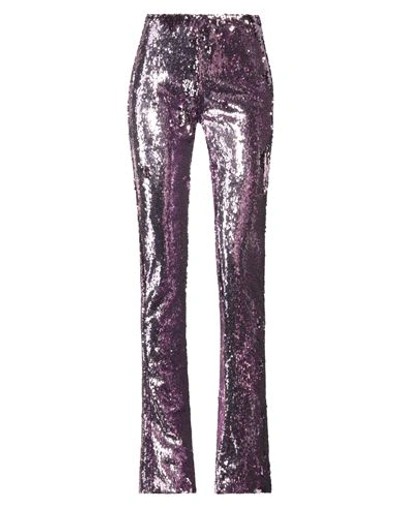 Marques' Almeida Woman Pants Fuchsia Size 0 Recycled Polyester, Elastane In Purple