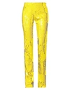 Marques' Almeida Woman Pants Yellow Size 2 Recycled Polyester, Elastane