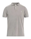 LOST IN ALBION LOST IN ALBION MAN POLO SHIRT GREY SIZE M COTTON