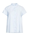 Robert Friedman Woman Shirt Light Blue Size S Polyester