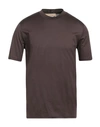 Yes London Man T-shirt Cocoa Size L Cotton In Brown