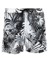 LOW BRAND LOW BRAND MAN SWIM TRUNKS WHITE SIZE 5 POLYESTER