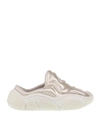 ALEXANDER WANG ALEXANDER WANG WOMAN SNEAKERS BEIGE SIZE 8 TEXTILE FIBERS