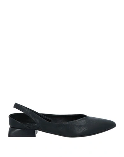 Baldinini Woman Ballet Flats Black Size 7 Leather