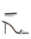 Amina Muaddi Rih 110mm Crystal-embellished Sandals In Black