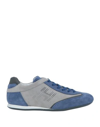Hogan Man Sneakers Pastel Blue Size 11.5 Leather