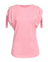 Laurence Bras Woman T-shirt Pink Size 6 Cotton