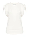 Laurence Bras Woman T-shirt White Size 6 Cotton