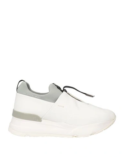 Rucoline Woman Sneakers Off White Size 8 Soft Leather, Textile Fibers