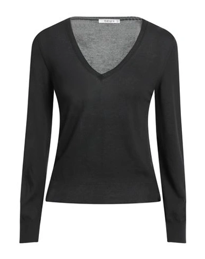 Twinset Woman Sweater Black Size 4 Cotton