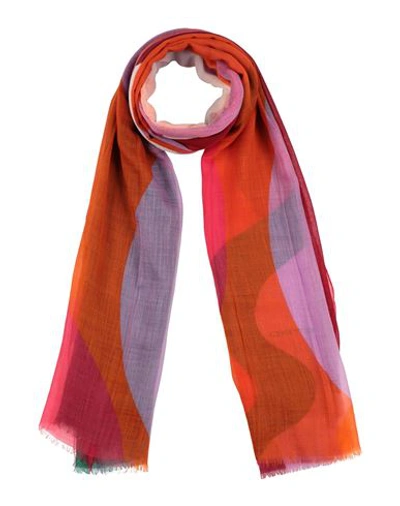 Etro Woman Scarf Orange Size - Cashmere