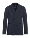 Hōsio Man Blazer Midnight Blue Size 40 Cotton, Polyamide, Elastane