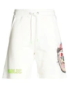 Pablic Man Shorts & Bermuda Shorts White Size Xl Cotton In White