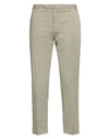 Santaniello Man Pants Sage Green Size 32 Cotton, Elastane