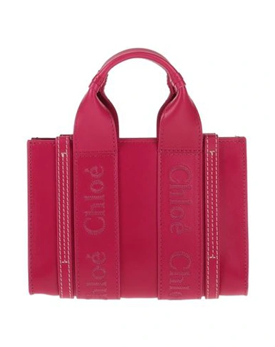 Chloé Woman Handbag Fuchsia Size - Calfskin In Pink