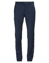 Manuel Ritz Man Pants Navy Blue Size 32 Virgin Wool, Elastane In Navy Blue