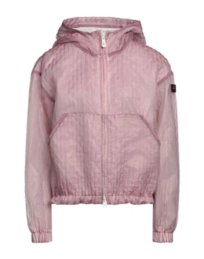 Peuterey Woman Jacket Pastel Pink Size 6 Polyamide, Polyester