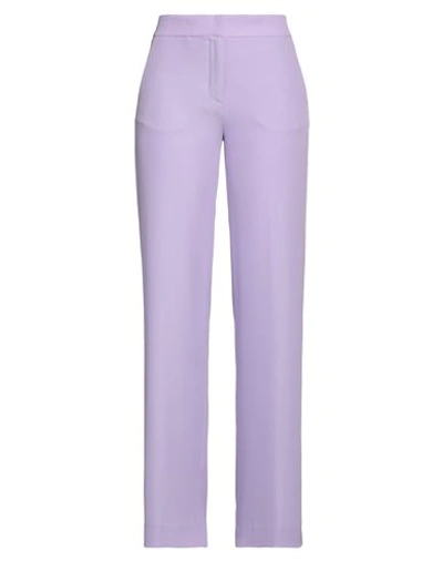 Aniye By Woman Pants Lilac Size 8 Polyester, Elastane In Purple