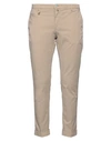 Barbati Man Pants Sand Size 38 Cotton, Elastane In Beige