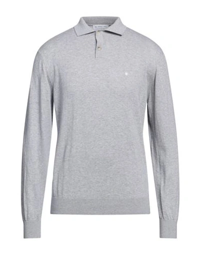 Manuel Ritz Man Sweater Grey Size L Cotton