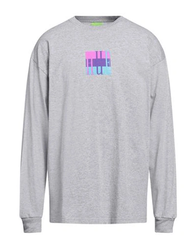 Huf Man T-shirt Grey Size Xl Cotton, Polyester