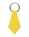 Sporty And Rich Sporty & Rich Woman Key Ring Yellow Size - Leather