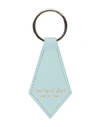 Sporty And Rich Sporty & Rich Woman Key Ring Light Blue Size - Leather