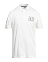 Harmont & Blaine Man Polo Shirt White Size L Cotton