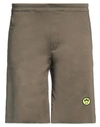 BARROW BARROW MAN SHORTS & BERMUDA SHORTS KHAKI SIZE L COTTON, ELASTANE