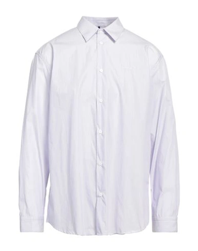 Oamc Man Shirt Purple Size Xl Cotton, Silk