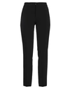 Twinset Woman Pants Black Size 8 Polyester, Elastane