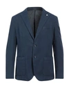 L.b.m 1911 L. B.m. 1911 Man Blazer Midnight Blue Size 38 Cotton, Ramie